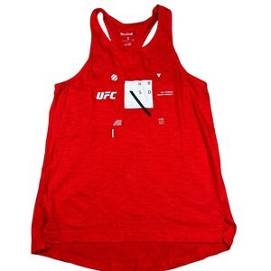 Reebok UFC HRSD Womens Red Tank Top Racerback‎ Sleeveless Small S